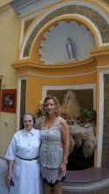 Sister Leopoldina and Carole